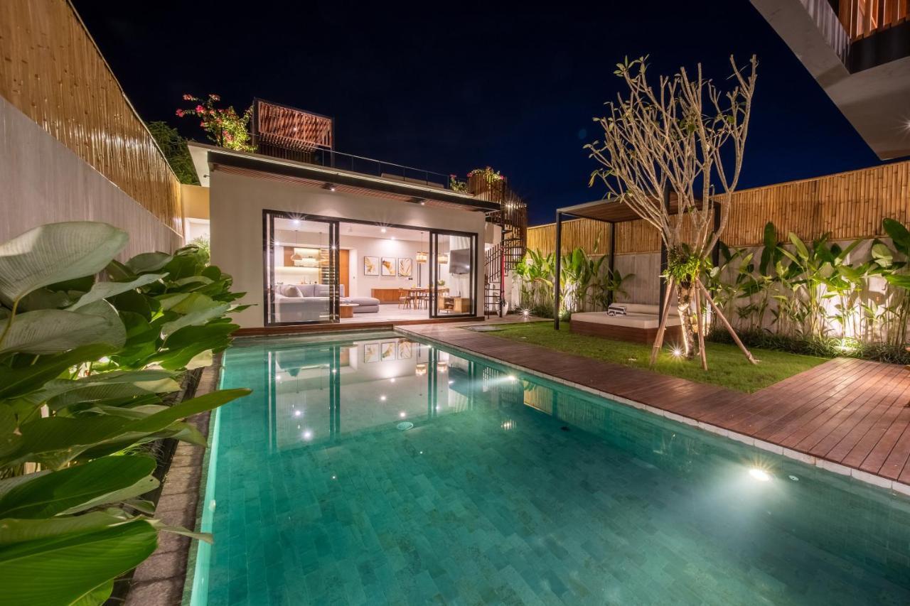 New 4 Bedroom 5 Min Walk To Berawa Beach Enclosed Livng Canggu Exterior foto